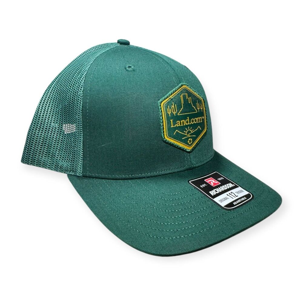 Land Green Mesh Back Hat Snapback Adjustable